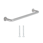 Puxador para Móveis Zamac Prata 175mm 1 Peça Sasha Inspire