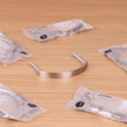 Puxador para Móveis Zamac Prata Escovado 96mm 1 Peça Arch Inspire