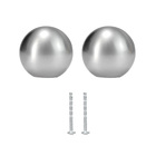 Puxador para Móveis Zamac Prata Escovado 30mm 2 Peças Paolo Inspire