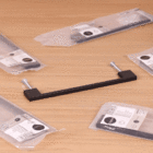 Puxador para Móveis Zamac Preto Matte 160mm 1 Peça John Inspire