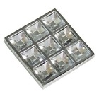 Puxador para móvel 2 furos 39 mmx20 mm Cromado Italy Line