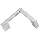 Puxador para móvel 2 furos 86 mmx30 mm Cromado Akeo