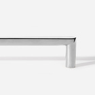 Puxador Para Móvel Alça Sobrepor 128 Mm Zamac (cartago Cromad