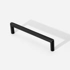 Puxador Para Móvel Alça Sobrepor 128 Mm Zamac (cartago Preto