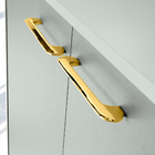 Puxador Para Móvel Alça Sobrepor 128 Mm Zamac (pompeia Dourad