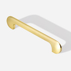 Puxador Para Móvel Alça Sobrepor 128 Mm Zamac (pompeia Ouro F