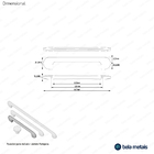 Puxador Para Móvel Alça Sobrepor 128 Mm Zamac (pompeia Ouro F