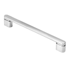 Puxador Para Móvel Alça Sobrepor 160 Mm Zamac (memphis Cromad