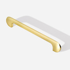 Puxador Para Móvel Alça Sobrepor 160 Mm Zamac (pompeia Ouro F