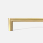 Puxador Para Móvel Alça Sobrepor 192 Mm Zamac (cartago Ouro F