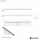 Puxador Para Móvel Alça Sobrepor 192 Mm Zamac (troia Cromado)
