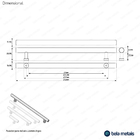 Puxador Para Móvel Alça Sobrepor 224 Mm Em Madeira (argos)