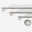 Puxador Para Móvel Alça Sobrepor 224 Mm Zamac (cartago Cromad