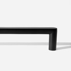 Puxador Para Móvel Alça Sobrepor 224 Mm Zamac (cartago Preto