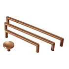 Puxador Para Móvel Alça Sobrepor 224 Mm Zamac (cartago Rosé G