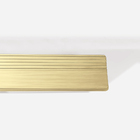 Puxador Para Móvel Alça Sobrepor 96 Mm Zamac (troia Ouro Fosc