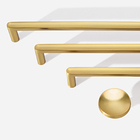 Puxador Para Móvel Ponto Zamac (cartago Dourado Fosco)