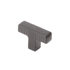 Puxador Para Móvel Ponto Zamac (petra Grafite Fosco)