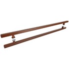 Puxador para Porta 100cm Aço Corten Quadrado Geris