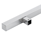 Puxador para Porta 100cm Aço Polido Quadrado Geris