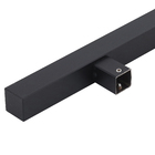 Puxador para Porta 100cm Aço Preto Quadrado Geris