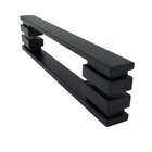 Puxador Para Porta 40x20mm 40cm Inox Preto Guarapari