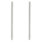 Puxador para Porta 75cm Aço Escovado Quadrado Geris