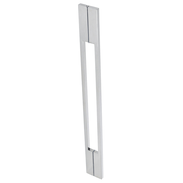 Puxador para Porta 83,2cm Aço Inox Polido Prata Big Thin Geris