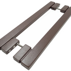 Puxador Para Porta Aço Inox 30x15mm 100cm Corten Marbela