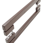 Puxador Para Porta Aço Inox 30x15mm 60cm Corten Marbela