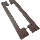 Puxador Para Porta Aço Inox 30x15mm 60cm Corten Marbela