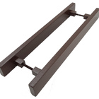 Puxador Para Porta Aço Inox 40x15mm 120cm Corten Itaoca