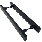 Puxador Para Porta Aço Inox 40x15mm 180cm Preto Itaoca