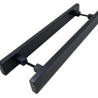 Puxador Para Porta Aço Inox 40x15mm 180cm Preto Itaoca