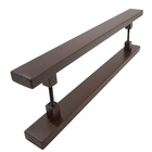 Puxador Para Porta Aço Inox 40x15mm 40cm Corten Itaoca