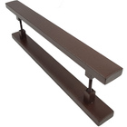 Puxador Para Porta Aço Inox 40x15mm 40cm Corten Itaoca