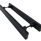 Puxador Para Porta Aço Inox 40x15mm 80cm Preto Itaoca