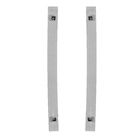 Puxador para Porta de Madeira e Vidro Barra Curva 50cm Aço Inox Escovado