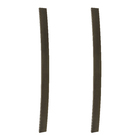 Puxador para Porta de Madeira e Vidro Barra Curva 60cm Alumínio Oxidado