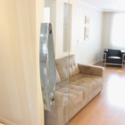 Puxador para Porta de Madeira e Vidro Barra Curva 75cm Aço Inox Polido