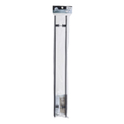 Puxador para Porta de Madeira e Vidro Barra Reta 100cm Alumínio Preto