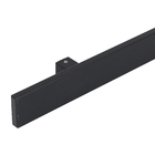 Puxador para Porta de Madeira e Vidro Barra Reta 100cm Alumínio Preto