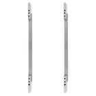 Puxador Para Porta de Madeira, Vidro e Metal Barra Reta 100cm Aço Inox Polido