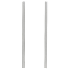 Puxador para Porta de Madeira e Vidro Barra Reta 100cm Aço Inox Polido