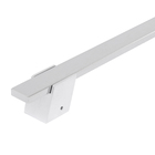 Puxador Para Porta de Madeira, Vidro e Metal Barra Reta 40cm Aço Inox Polido