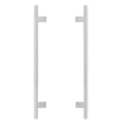 Puxador para Porta de Madeira e Vidro Barra Reta 40cm Inox 201 Polido