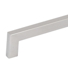 Puxador para Porta de Madeira e Vidro Barra Reta 60cm Aço Inox Polido