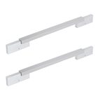 Puxador Para Porta de Madeira, Vidro e Metal Barra Reta 60cm Aço Inox Polido