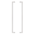 Puxador para Porta de Madeira e Vidro Barra Reta 62cm Aço Inox Escovado