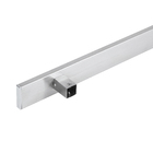 Puxador para Porta de Madeira e Vidro Barra Reta 75cm Aço Inox Escovado
